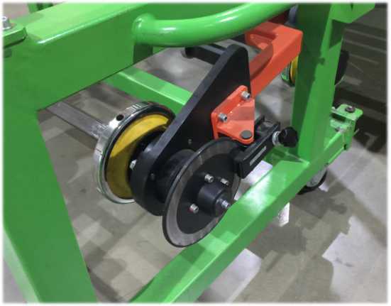HMC-H manual brake clamping steel disc for brake in tire making machine